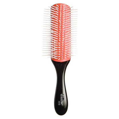 Diane Pro Nylon Pin Styling 9-Row Hair Brushes Red/Black