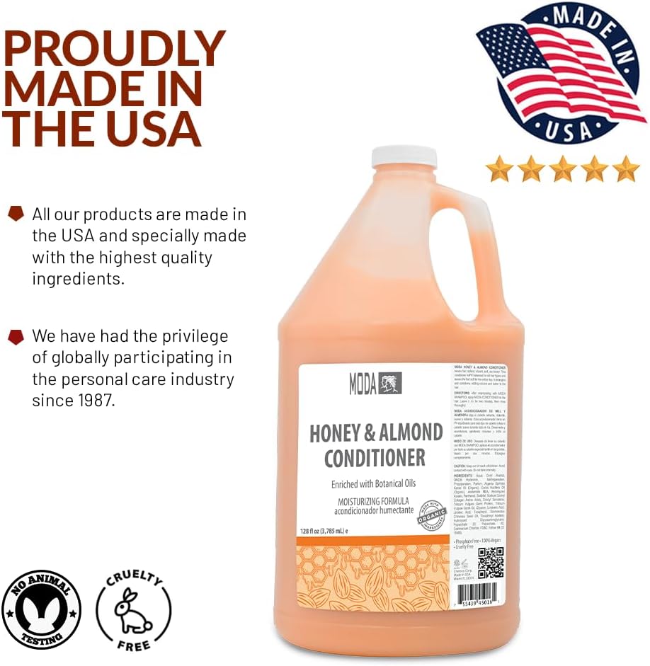 MODA Honey & Almond Moisturizing Conditioner Gallon