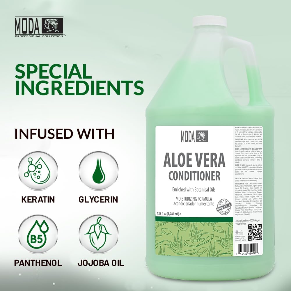 MODA Aloe Vera Moisturizing Conditioner Gallon