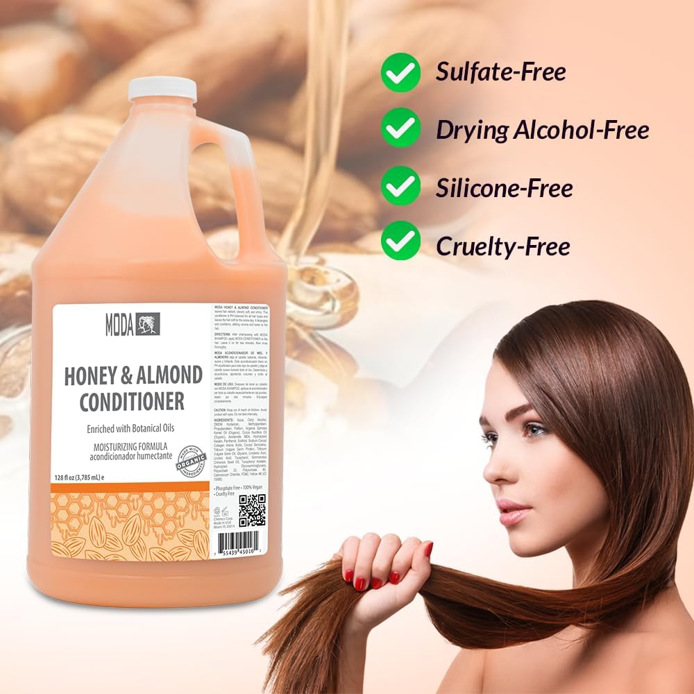 MODA Honey & Almond Moisturizing Conditioner Gallon