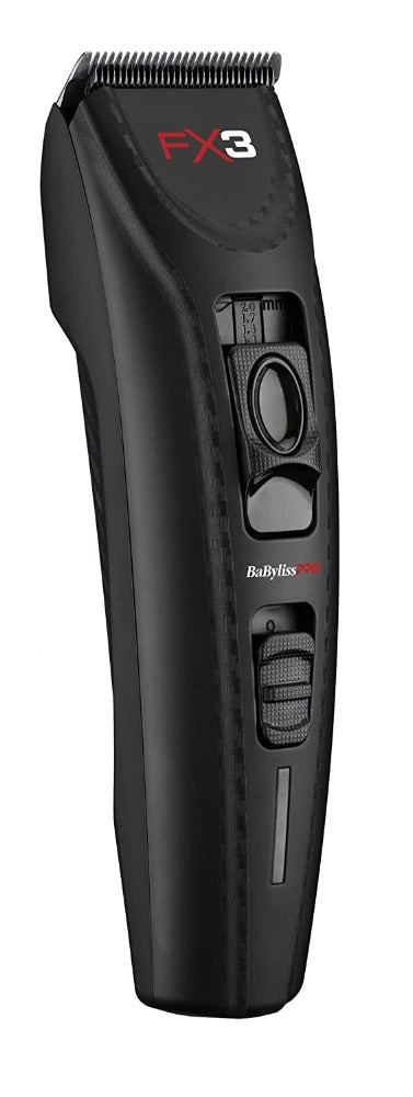 BaByliss Pro FX3 Professional High Torque Clipper Black No. FXX3CB