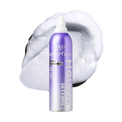 Kiss Frizz Control Setting Mousse For Braid And Curls Hydrating