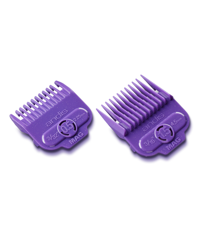Andis Single Magnetic Comb Set Dual Pack 0.5 & 1.5 #66560