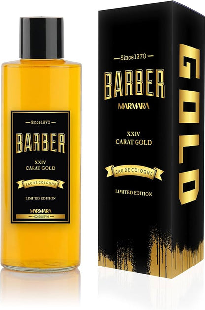 Marmara Barber Limited Edition XXIV Caret Gold Aftershave Cologne 500 ml