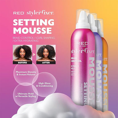 Kiss Curl Shaping Ultimate Hold Mousse STM05