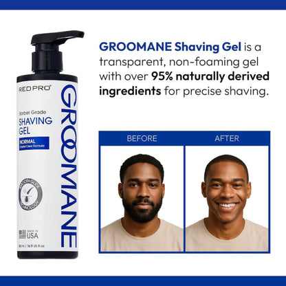 Red Pro Groomane Shaving Gel - 500ml