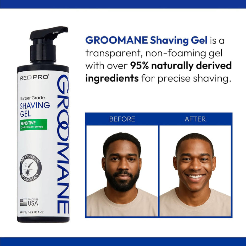 Red Pro Groomane Shaving Gel - 500ml