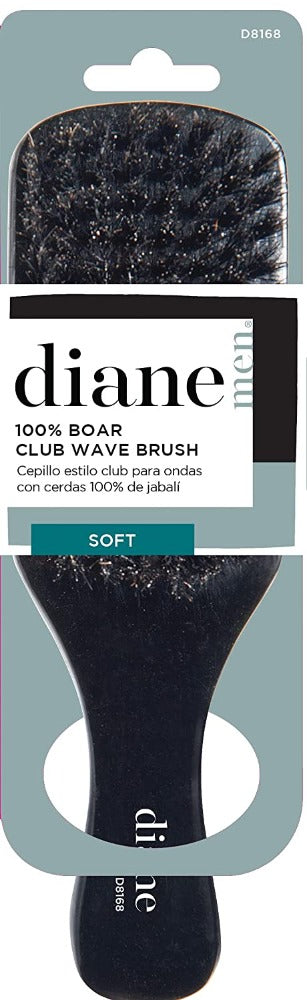 Diane D8168 Soft 100% Boar Bristle Club Brush