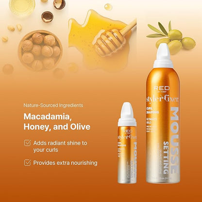 Kiss Curl Shaping Ultimate Hold Mousse STM05