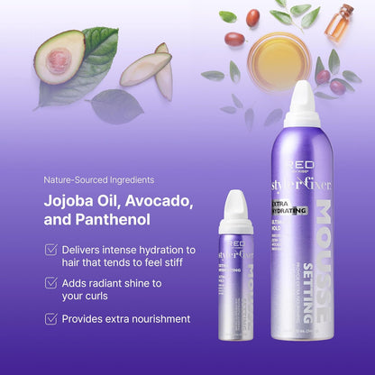 Kiss Frizz Control Setting Mousse For Braid And Curls Hydrating