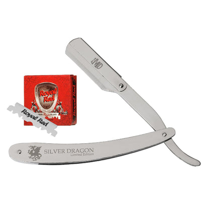 MD Dragon Razor Silver with Free 100 Royal Red Blades