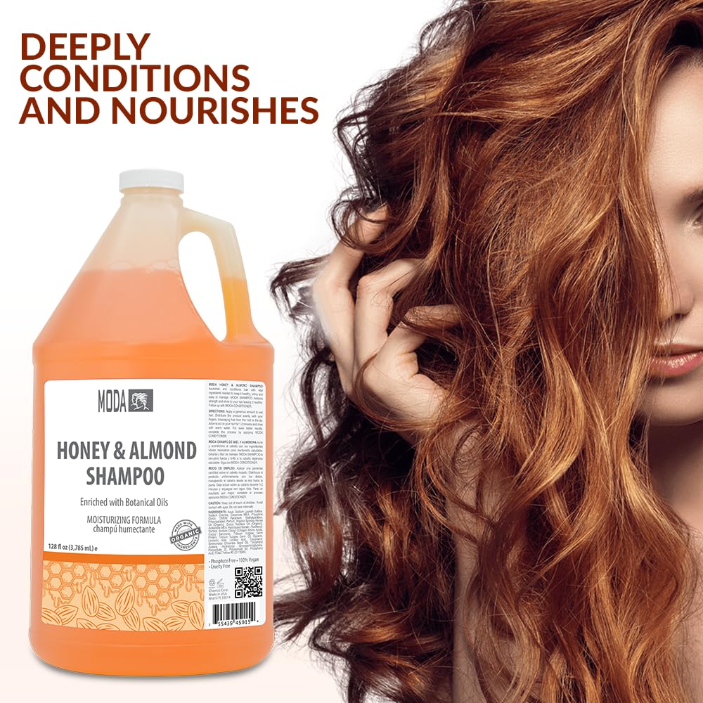 MODA Honey & Almond Moisturizing Shampoo Gallon