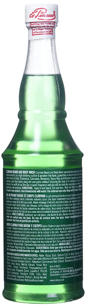 Clubman Beard & Body Wash, 14.5 fl oz