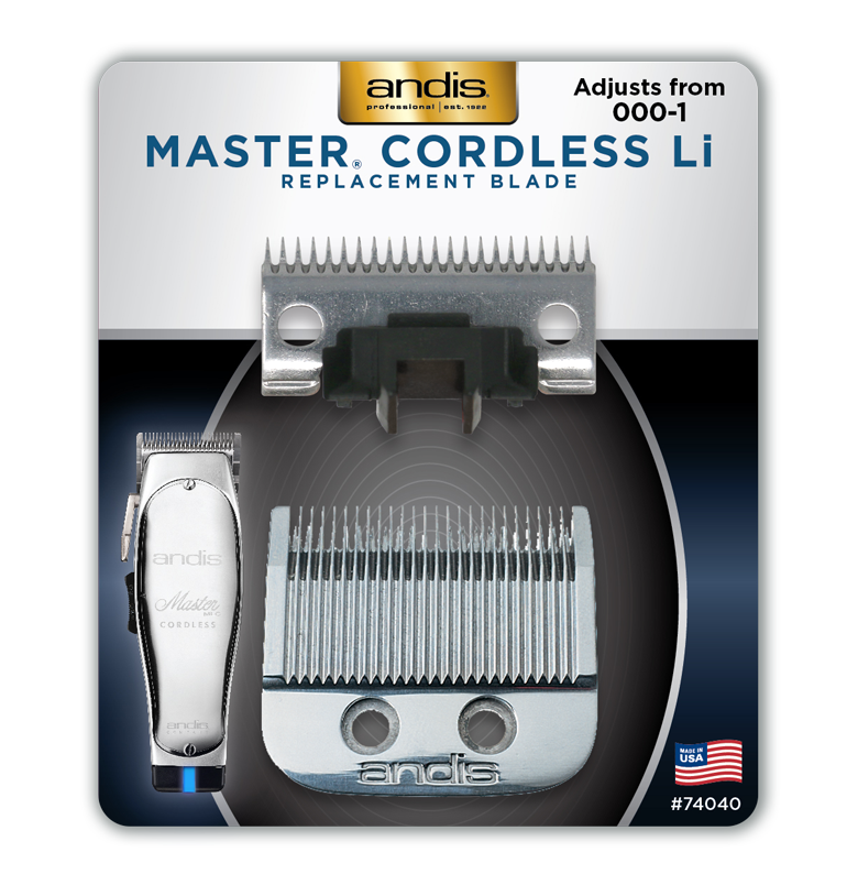 Andis Master Cordless Replacement Blade, Carbon Steel Size 000-1 #74040