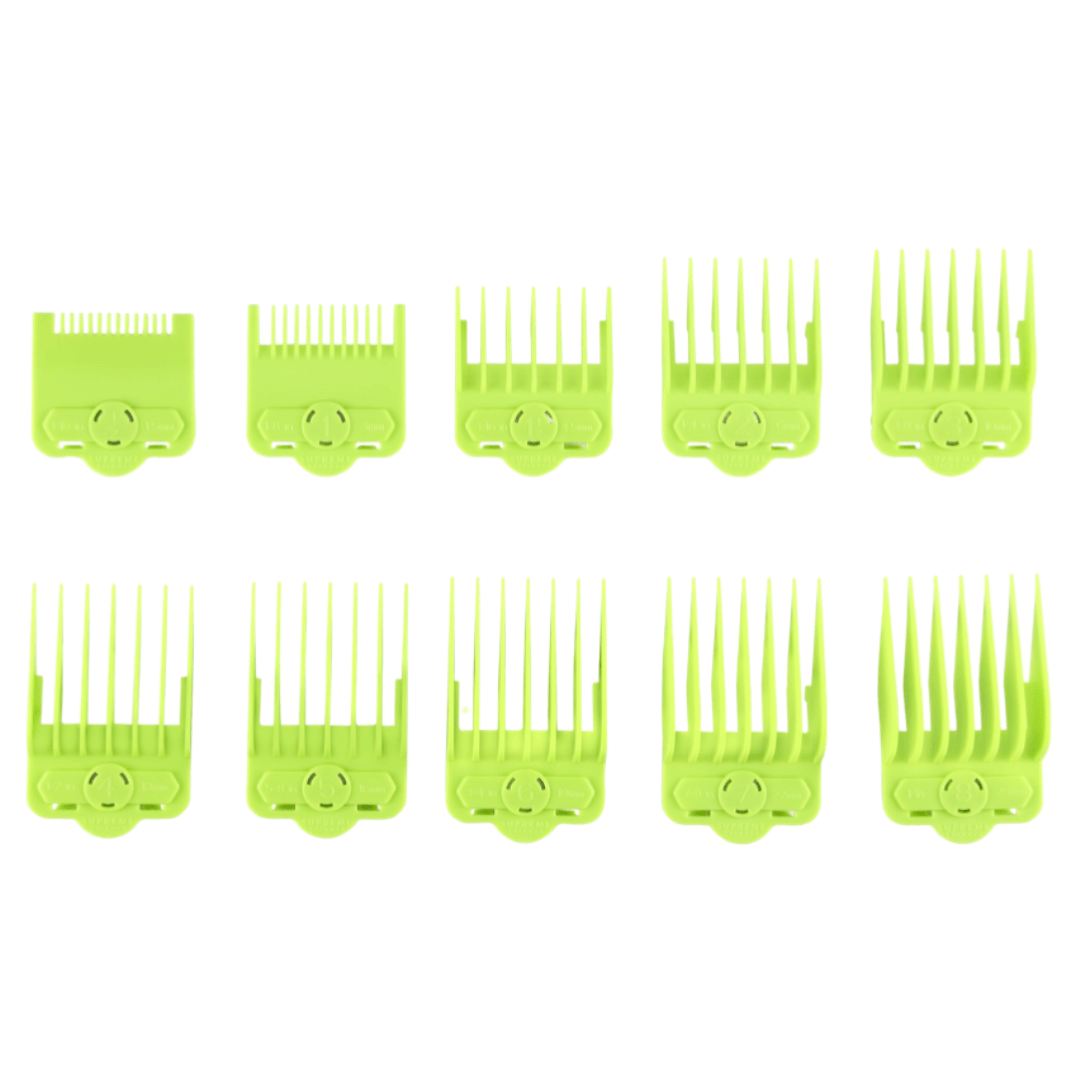 Supreme Trimmer Magnetic/Clip Guards for Clippers (10 piece) CMG100