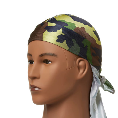 Kiss Power Wave Military Satin Durag HD21 Camo