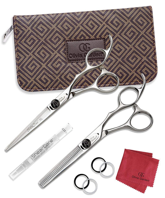 Olivia Garden SilkCut XL Shear and Thinner Case Kit