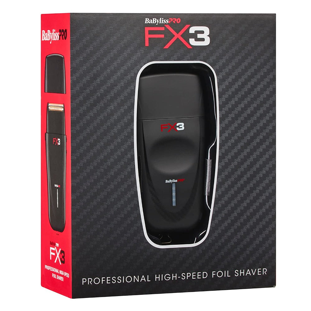 BaByliss PRO FX3 Professional High Speed Foil Shaver No. FXX3SB