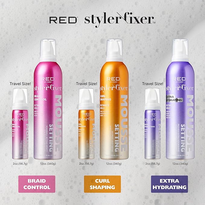 Red by Kiss Frizz Control Mousse - Thumbnail 4