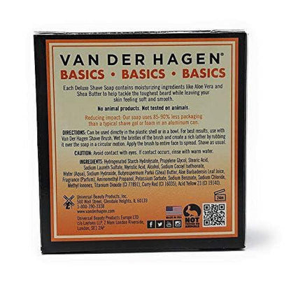 Van Der Hagen Deluxe Shave Soap - 2.5 Oz - 3 Pk