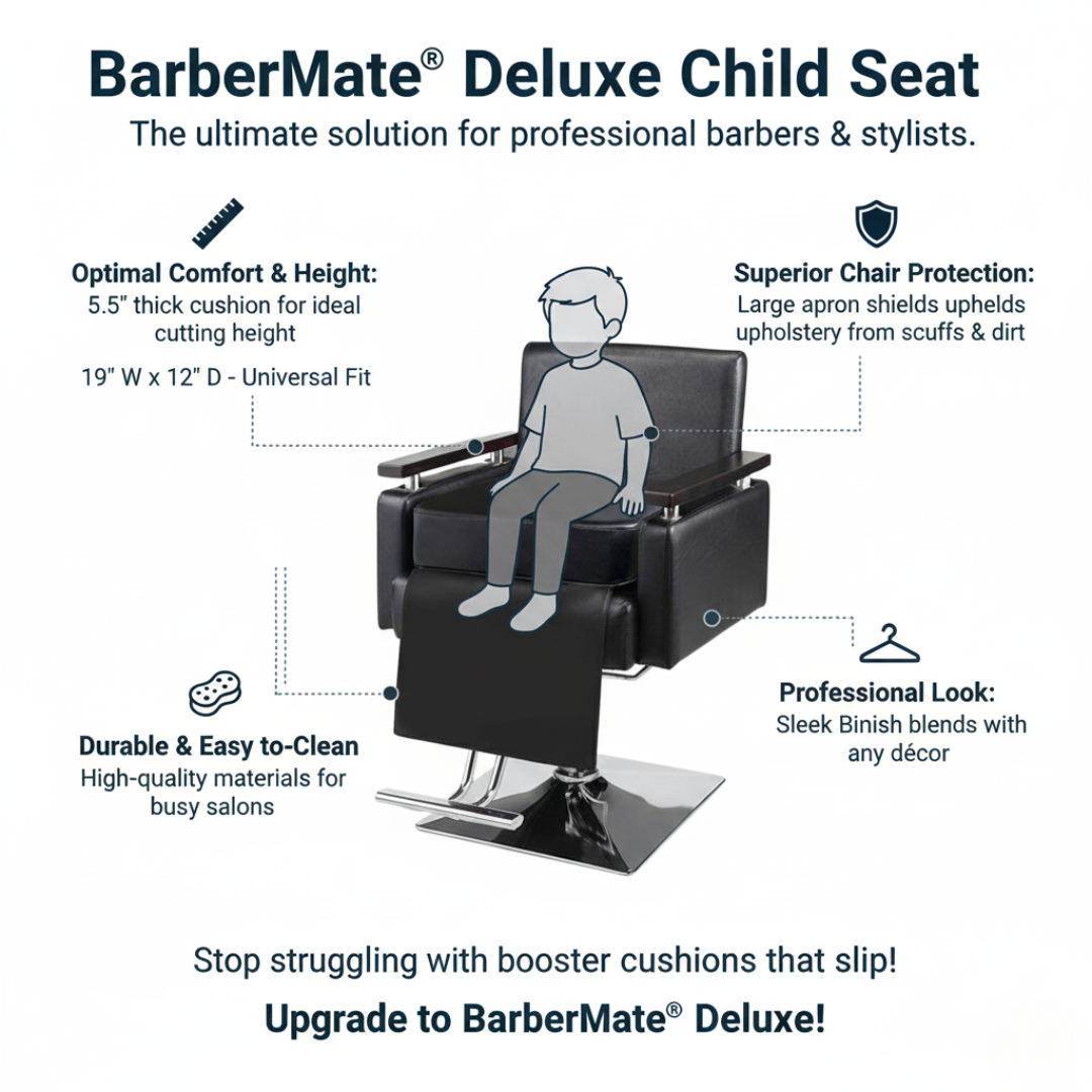BarberMate Deluxe Child Seat Booster Cushion