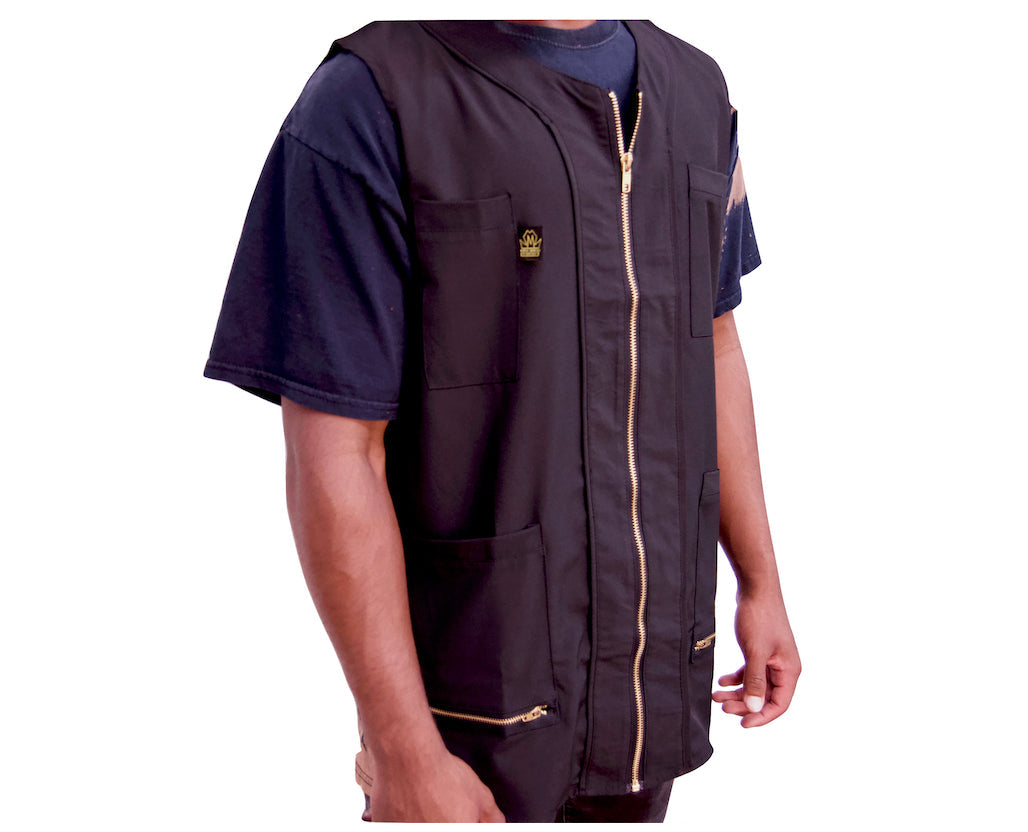 King Midas Barber Vest (Black)
