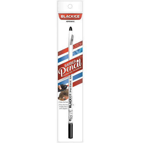 Black Ice Barber Pencil - White #BPEN002