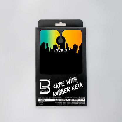 L3VEL3 Professional Rubber Neck Cutting Cape