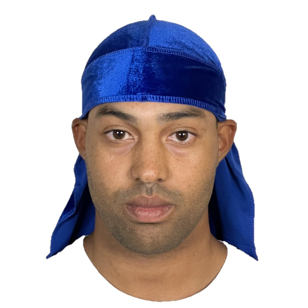 WezTeck Premium Velvet Durags Blue Side