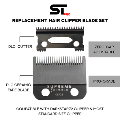 Supreme Trimmer Replacement Blade For DarkStar72 Clipper #CBF21