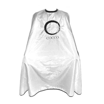 Cocco Hair Professional Barber Cutting Cape - Black or White