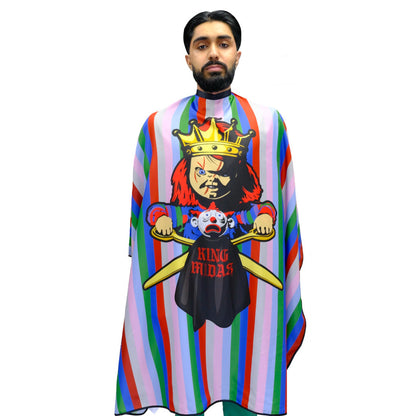 Chucky barber cape- Barber cape- barber capes -Halloween barber cape- chucky barber cape- halloween barber capes