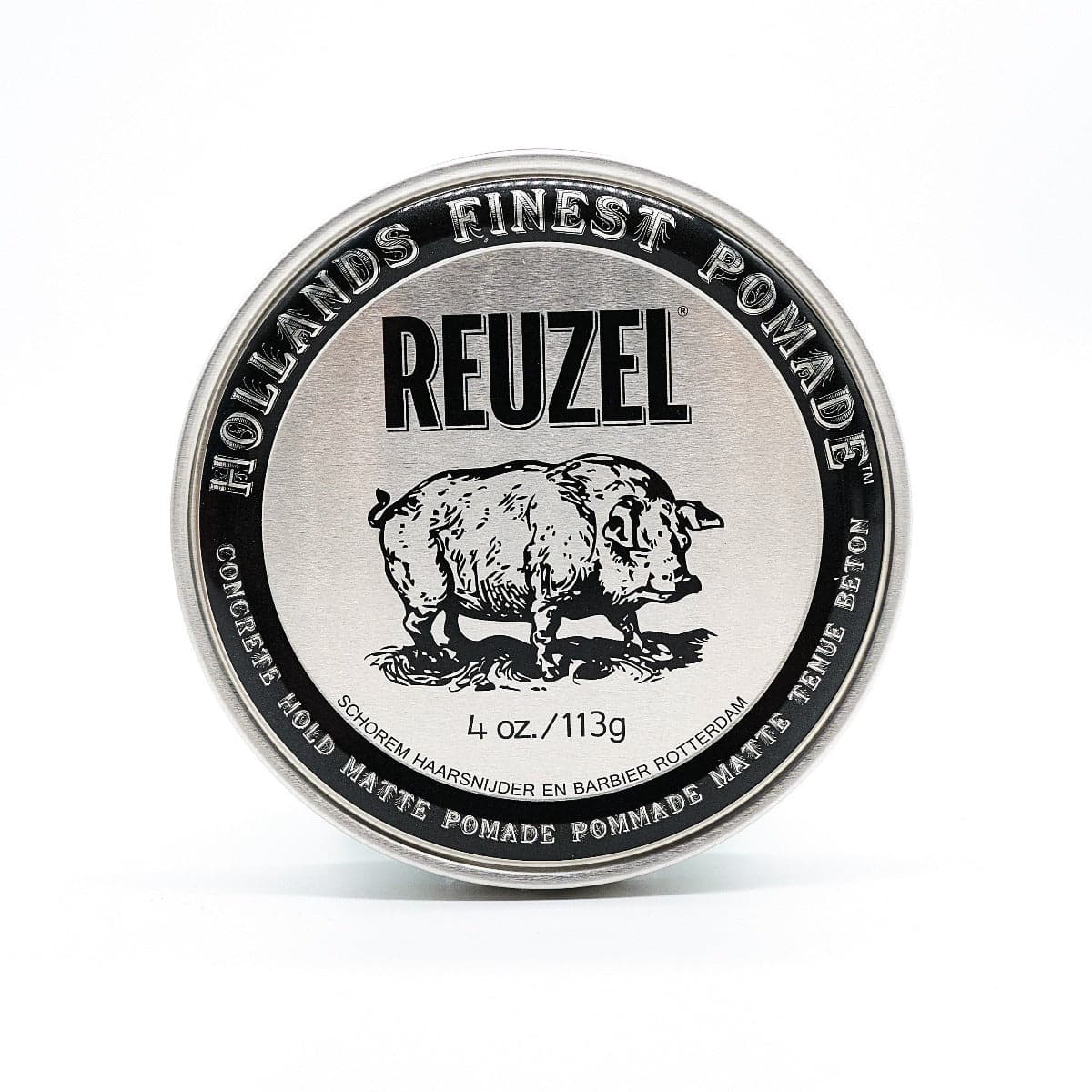 Reuzel Concrete Hold Matte Pomade - Strong Hold - No Shine - Water Soluble