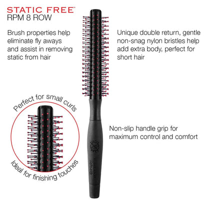 Cricket Static Free RPM 8 Row Brush