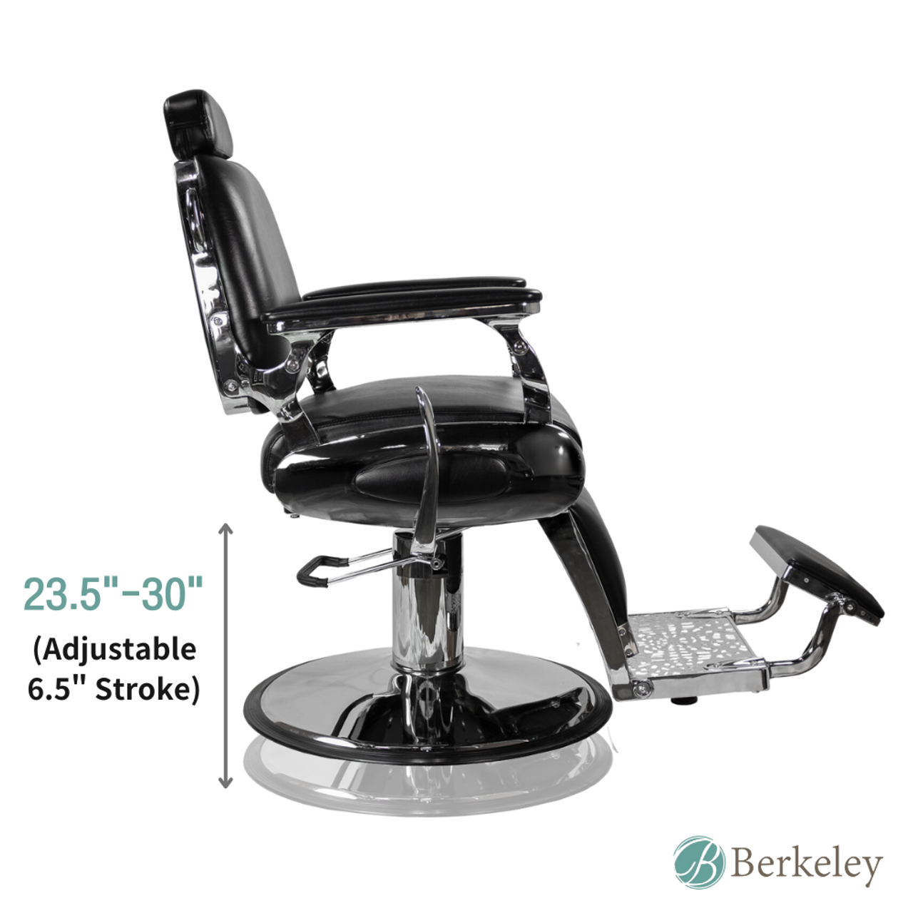 The Roosevelt Barber Chair Black