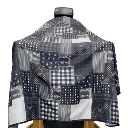 barber capes- bandana barber cape- blue bandana barber cape- bandana barber cape - bandana pro cape collection - paisley barber cape - bandana hair cutting cape  - barber cape - hair cutting cape - hair stylist cape