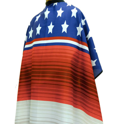 barber cape- american flag barber cape -barber capes - barber cape for men-  cape de barbero-  professional barber cape- barber cape nearby - king midas barber cape