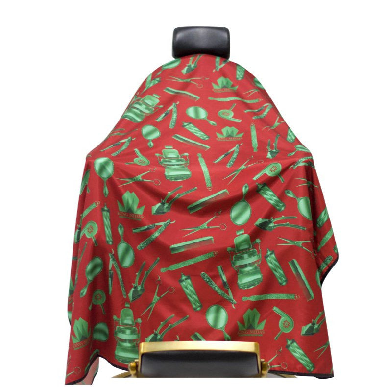 barber cape-king midas cape- designer barber cap- louis vuitton barber cape- gucci barber cape- versace barber cape- exclusive barber cape - hair cutting cape 