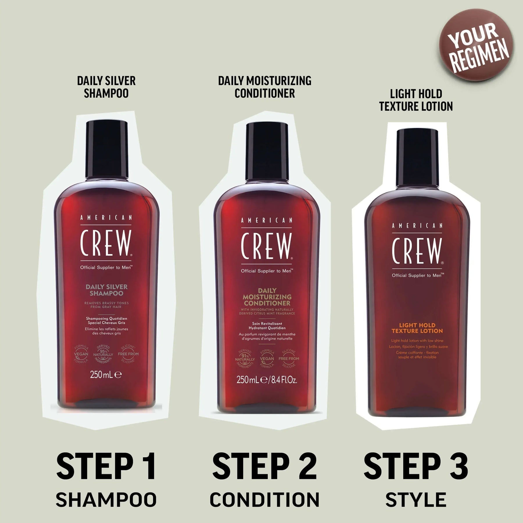 American Crew Daily Silver Shampoo 8.4 oz