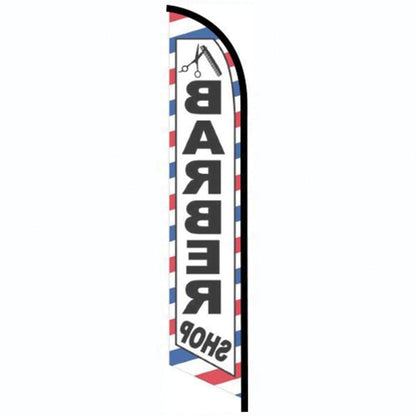 Barber Shop Banner Flag