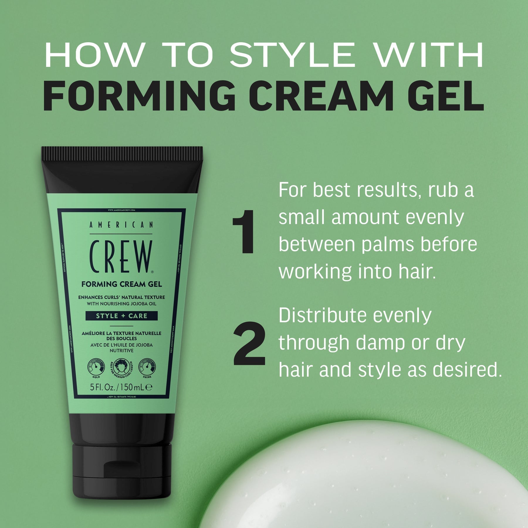 American Crew Forming Cream Gel 5.1 fl oz/ 150mL
