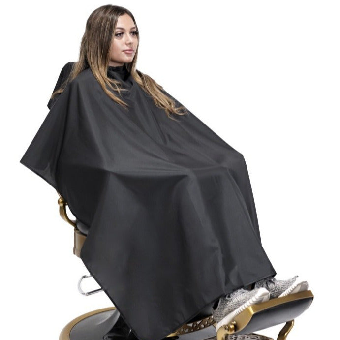 black barber capes - hair cutting capes- cutting capes -styling capes- unisex barber capes- designer barber capes-king midas barber capes -Hair Stylist Cape - Hairdresser Cape- salon cape - haircut cape - Barber Capes - cutting capes- best barber capes-barber capes for sale-King Midas Empire