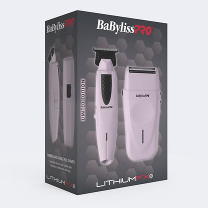 BaBylissPRO Limited Edition LithiumFX+ Trimmer & Double-Foil Shaver Prepack Pink #FX73FSTPKMP