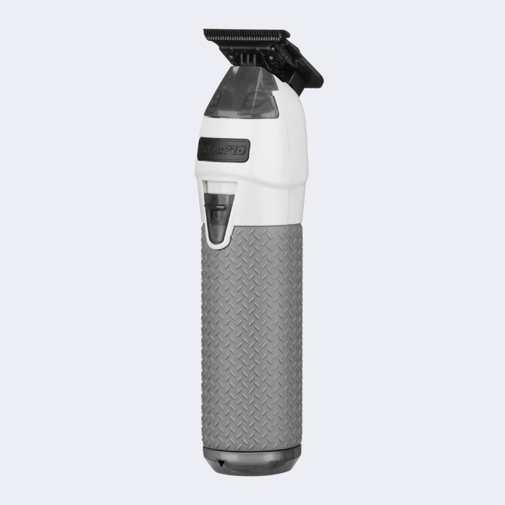 BaBylissPRO Limited Edition FXONE All-Metal Interchangeable Battery TRIMMER Transparent White FrostByte #FX799TW