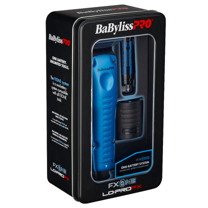 BaBylissPRO FXONE Lo-ProFX Limited Edition Black & Blue Clipper #FX829BL