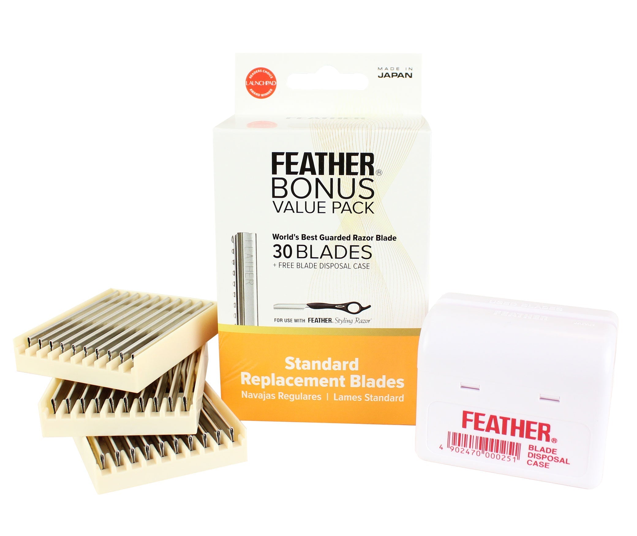 Feather Styling Razor Standard Blades Bonus Value Pack – Appleton ...