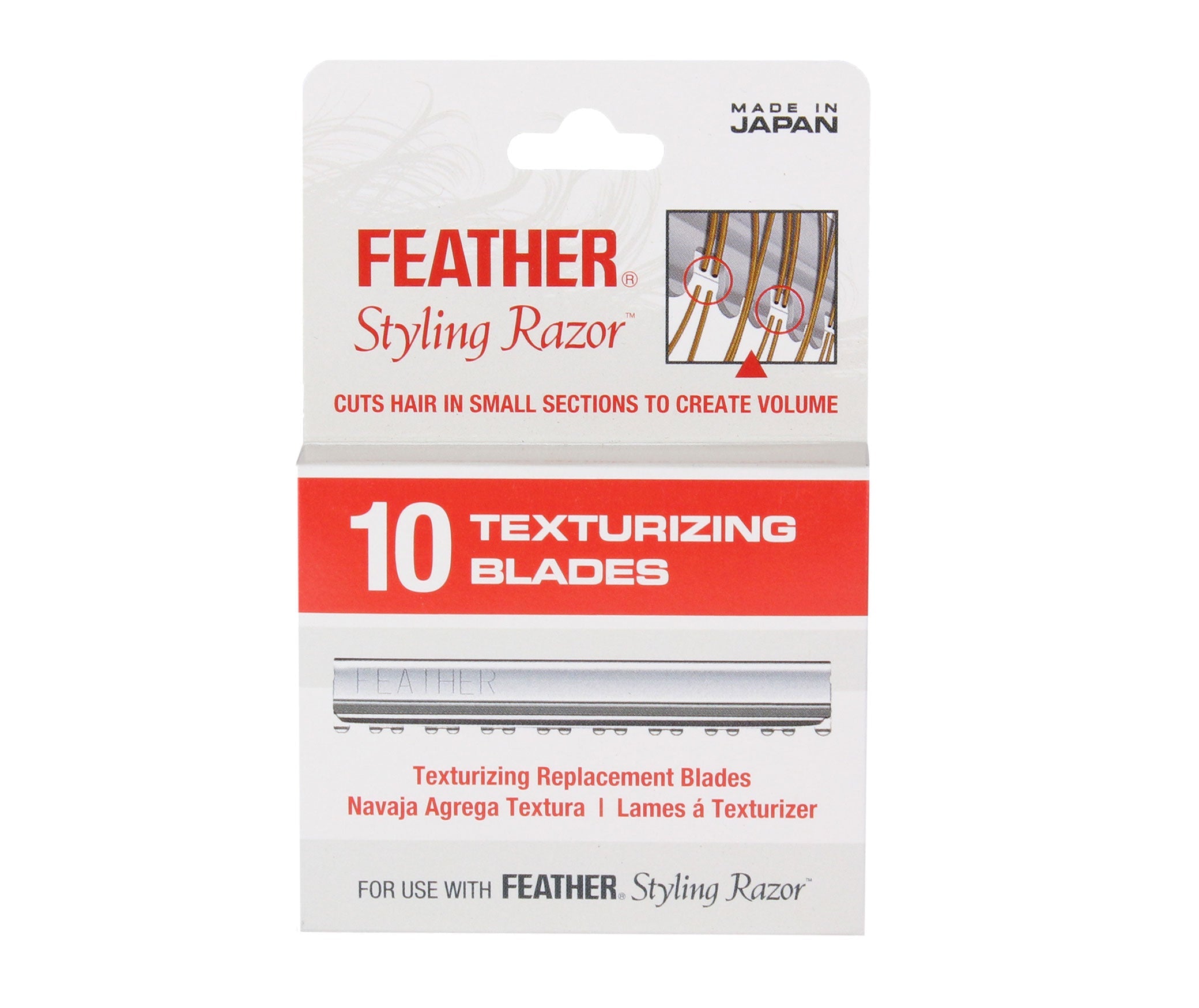 Feather Styling Razor Texturizing Blades – Appleton Barber Supply