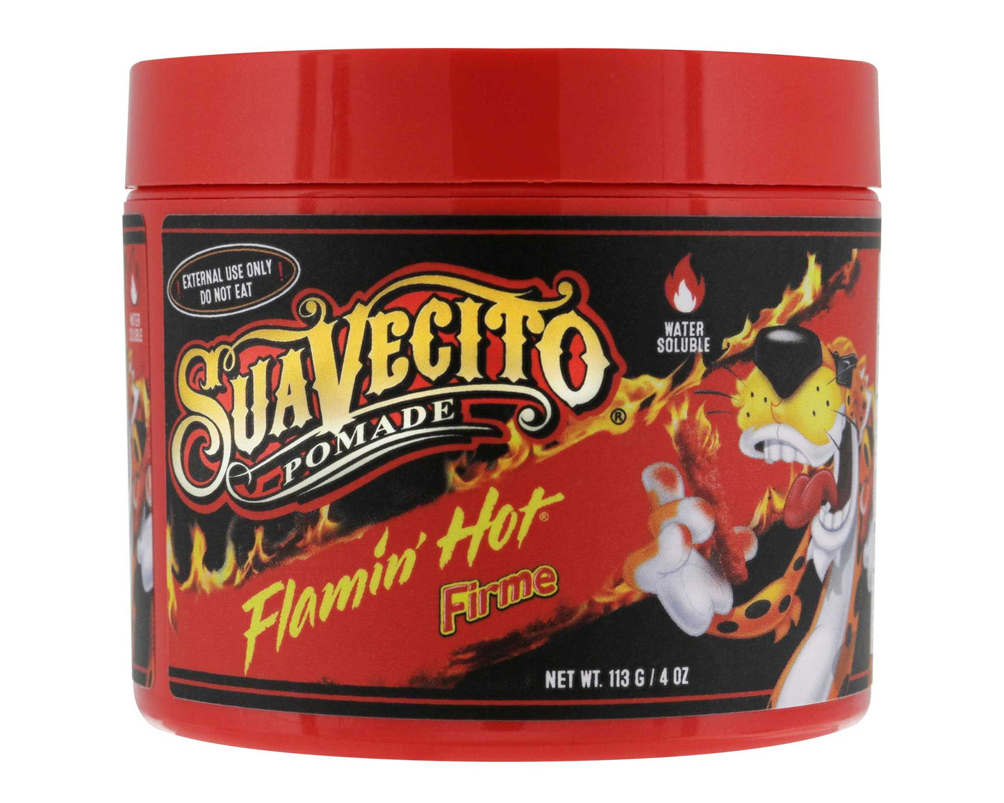 Suavecito Limited Edition Flamin' Hot Cheetos Firme (Strong) Hold Pomade