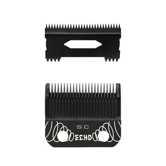 StyleCraft Replacement ECHO Fixed DLC Hair Clipper Blade with DLC Deep Tooth Cutter Set #SC545BL