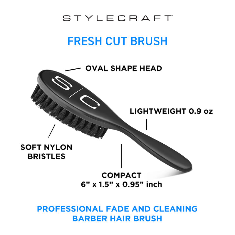 StyleCraft The Fade Cut - Fade and Cleaning Hair Brush #SC318B